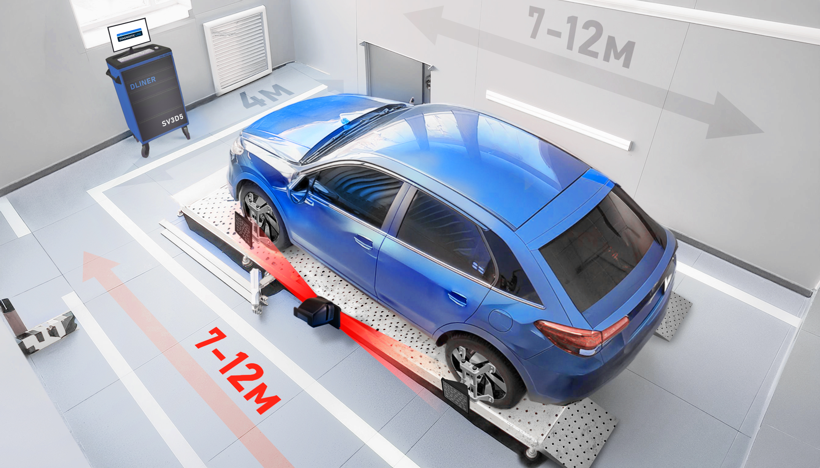 DLINER SV3D5 – 3D стенд розвал-сходження